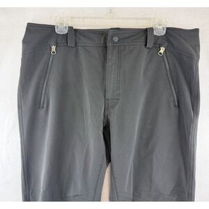 REI Men's Hiking Pants Size 38x31 Black Travel Trail Outdoor 815994 Casual